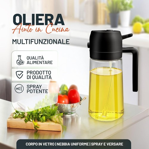 Spruzzino olio 500ml 2in1 - olio, per